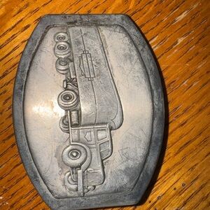 Vintage Truck Belt Buckle